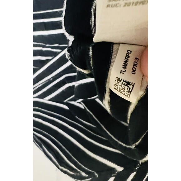 American Eagle Soft and Sexy Black White Striped Long Sleeve Shirt Size XS - Picture 8 of 9